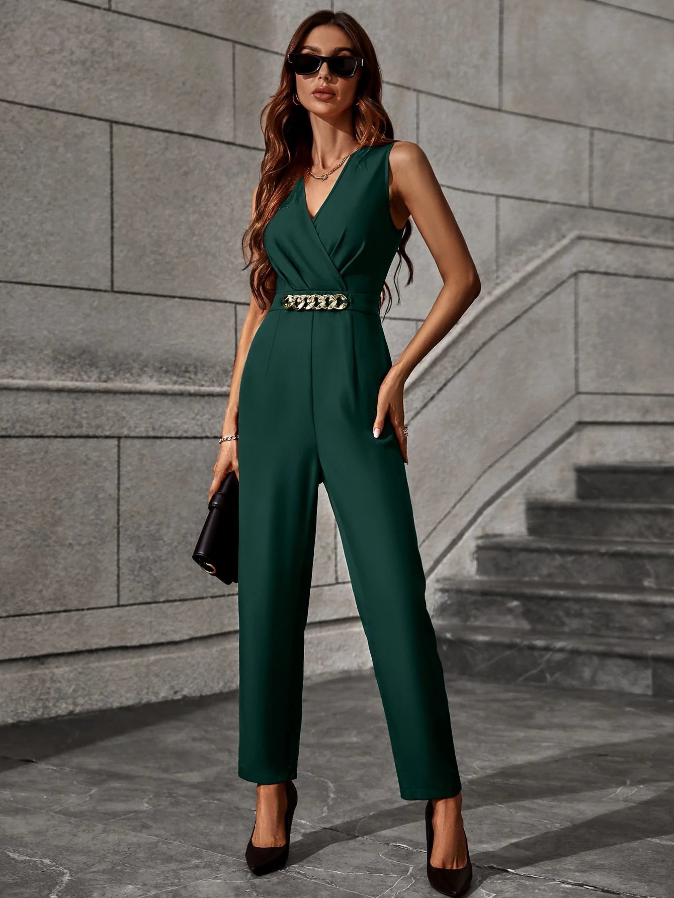 Emerald Chic Jumpsuit
