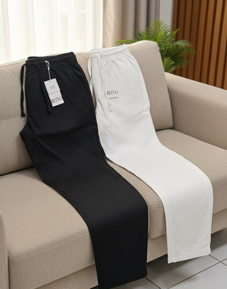 Men Trendy Linen Pant